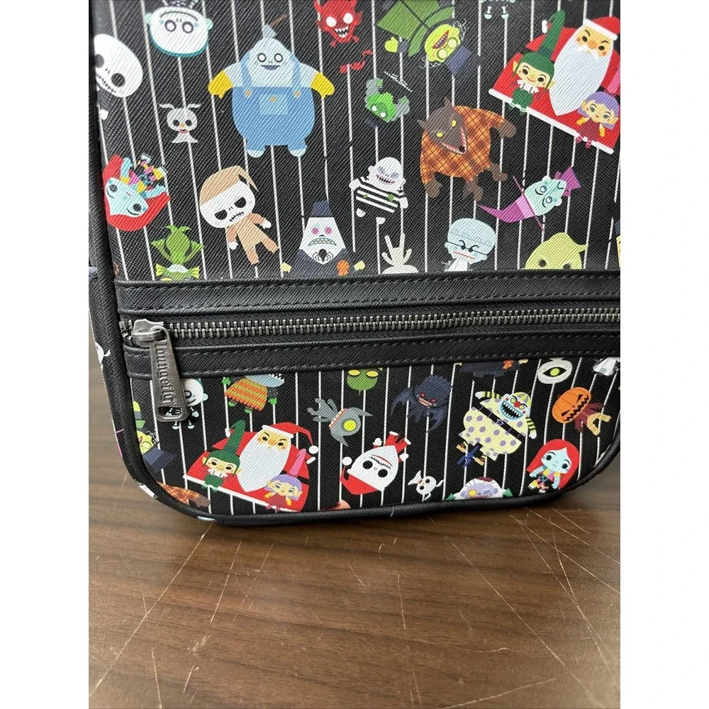 Loungefly Nightmare Before Christmas Backpack  Purse Characters Black NEW